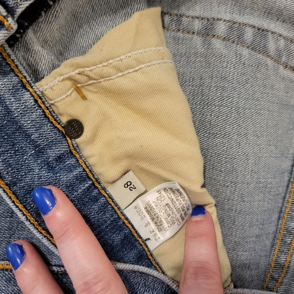 Rag & Bone Tomboy Patchwork Jeans - Picture 5 of 6